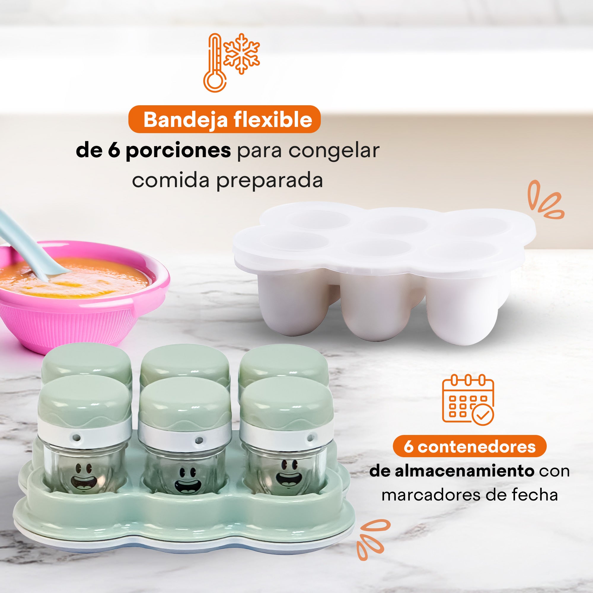 Set de Licuadora Nutri-Baby | 2 Aspas para Papillas y Cereales | Vasos de 450ml y 170 ml