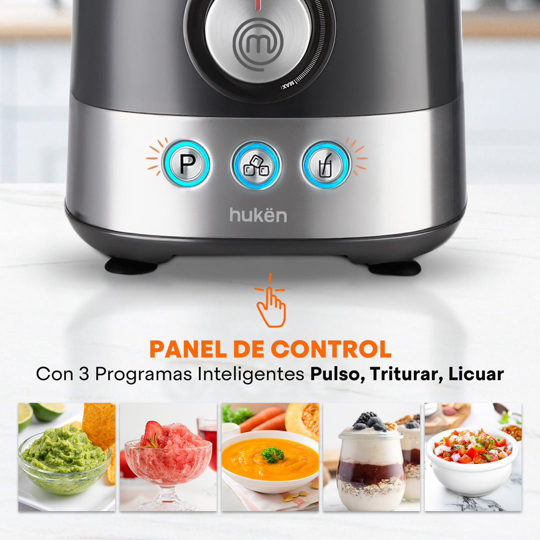 Sistema de Cocina Chef-Deluxe | 650W | 10+ Accesorios | Acero Inoxidable
