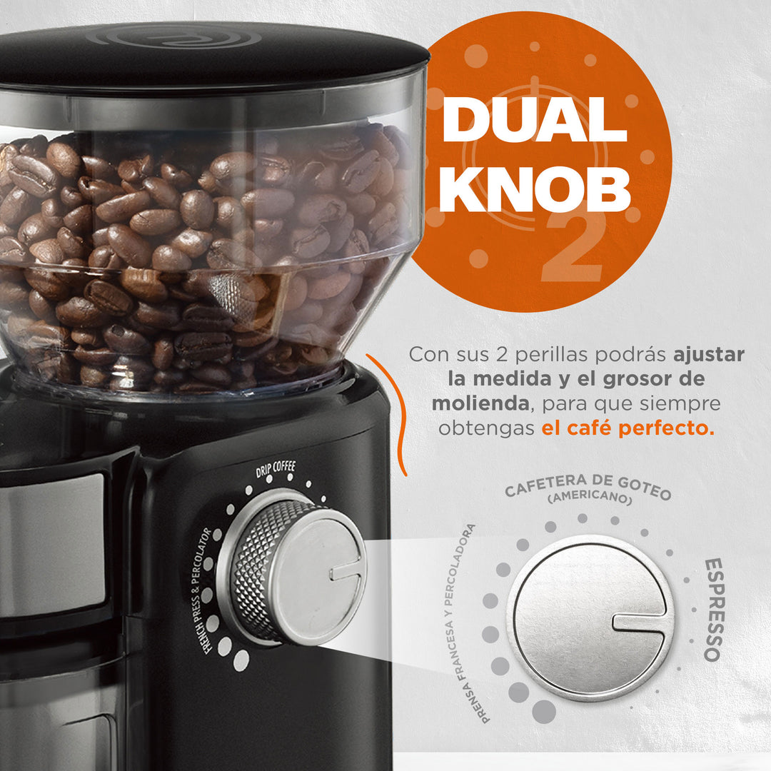 Molino de Café Eléctrico | 150W | Negro | 200 gramos