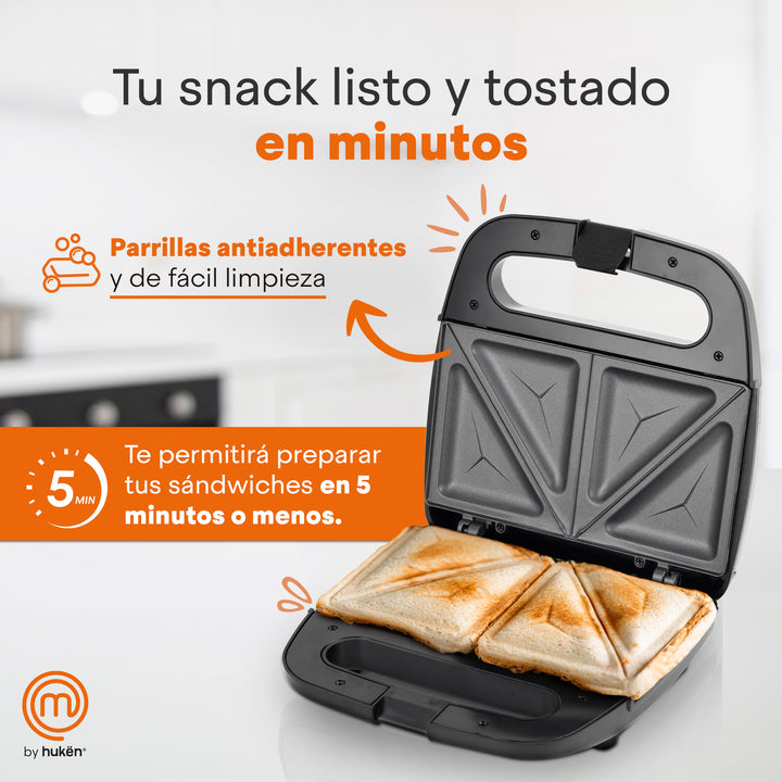 Sandwichera | 2 Rebanadas | Acero Inoxidable