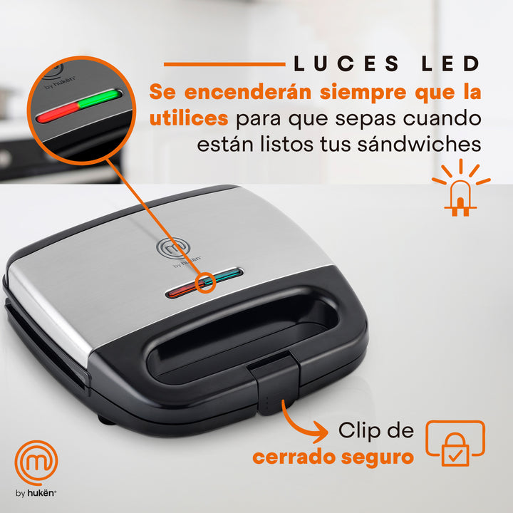Sandwichera | 2 Rebanadas | Acero Inoxidable