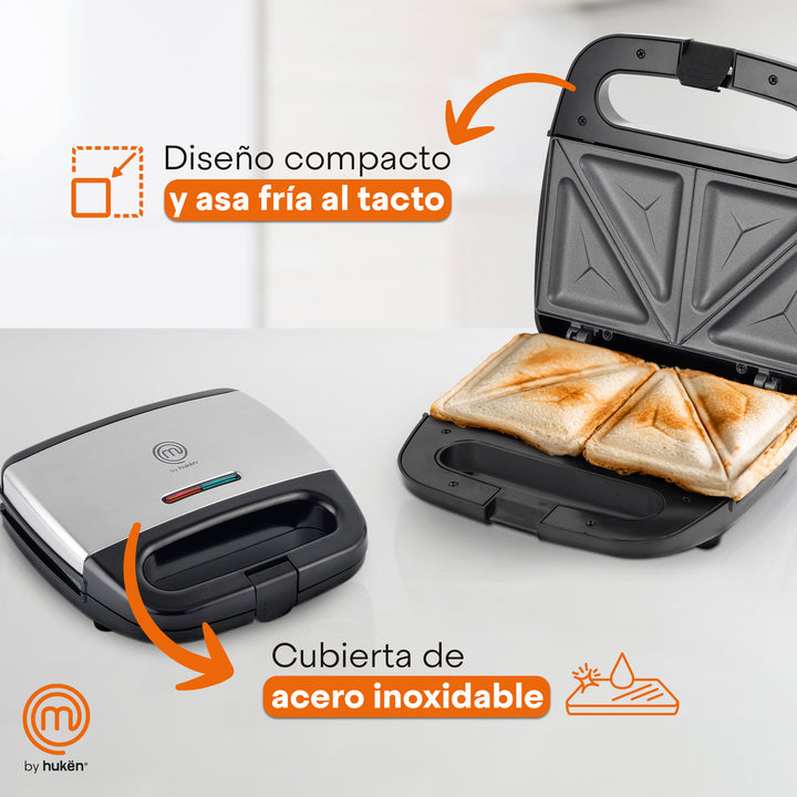 Sandwichera | 2 Rebanadas | Acero Inoxidable
