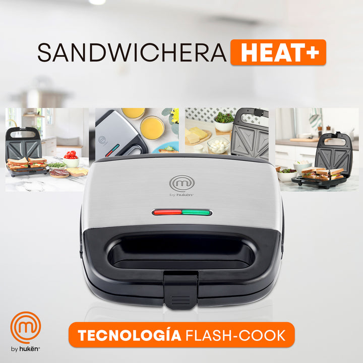 Sandwichera | 2 Rebanadas | Acero Inoxidable