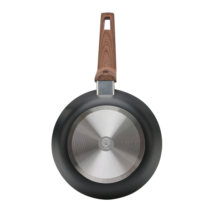 Hukën Masterchef | Wood Pro Frying Pan Set | Forged Aluminum | Fast and Even Heating