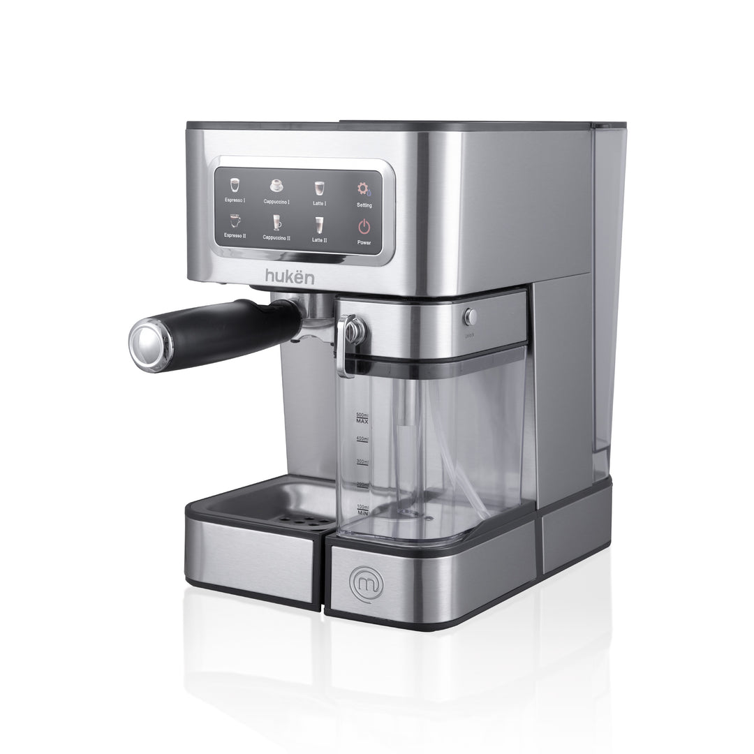 Cafetera Automática Barista+ | 15 Bares | Panel Touch | 1.8L | Máquina de Espresso | Compatible con Café Molido, Pods y Cápsulas