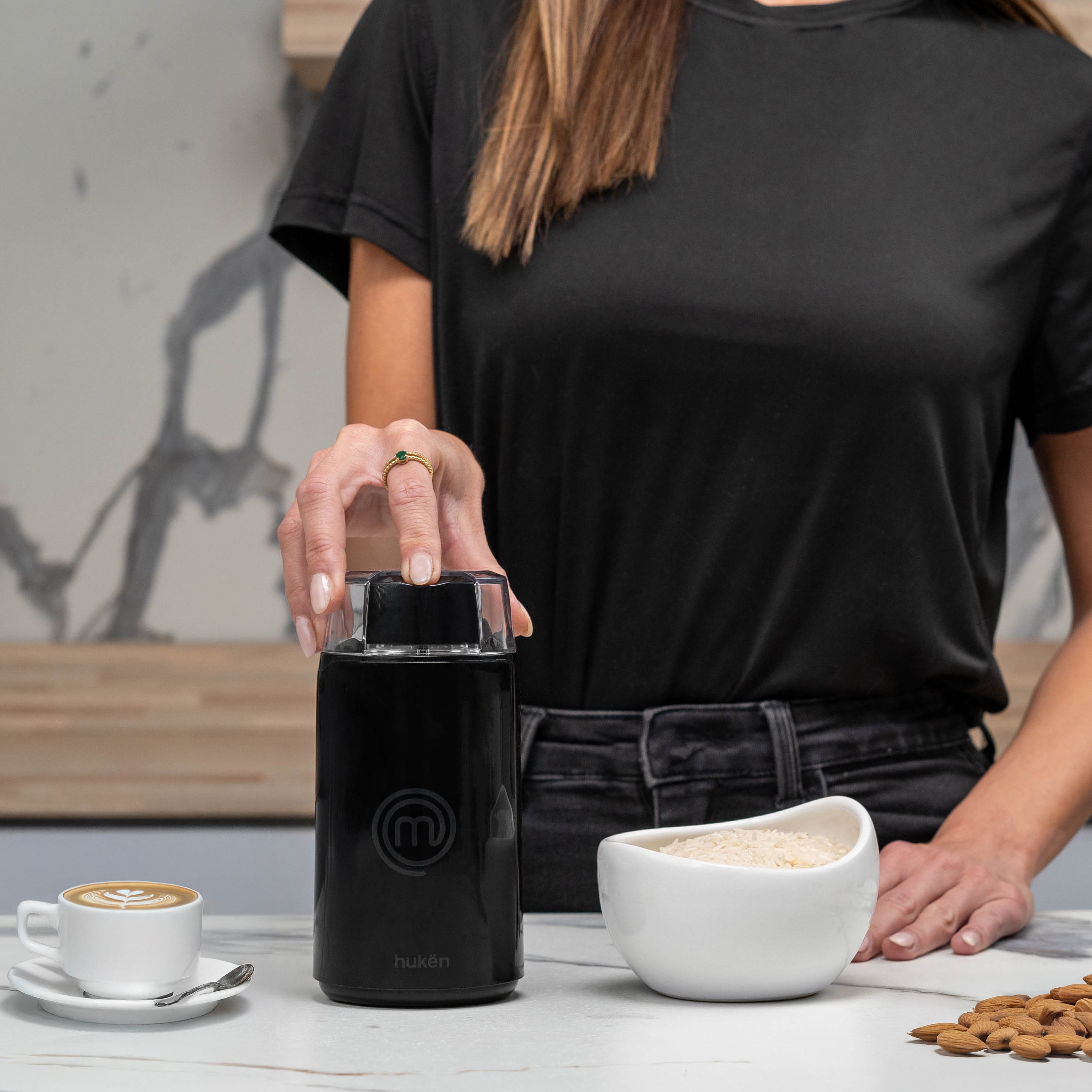 Molino de Café y Especias Eléctrico | 150W | Negro