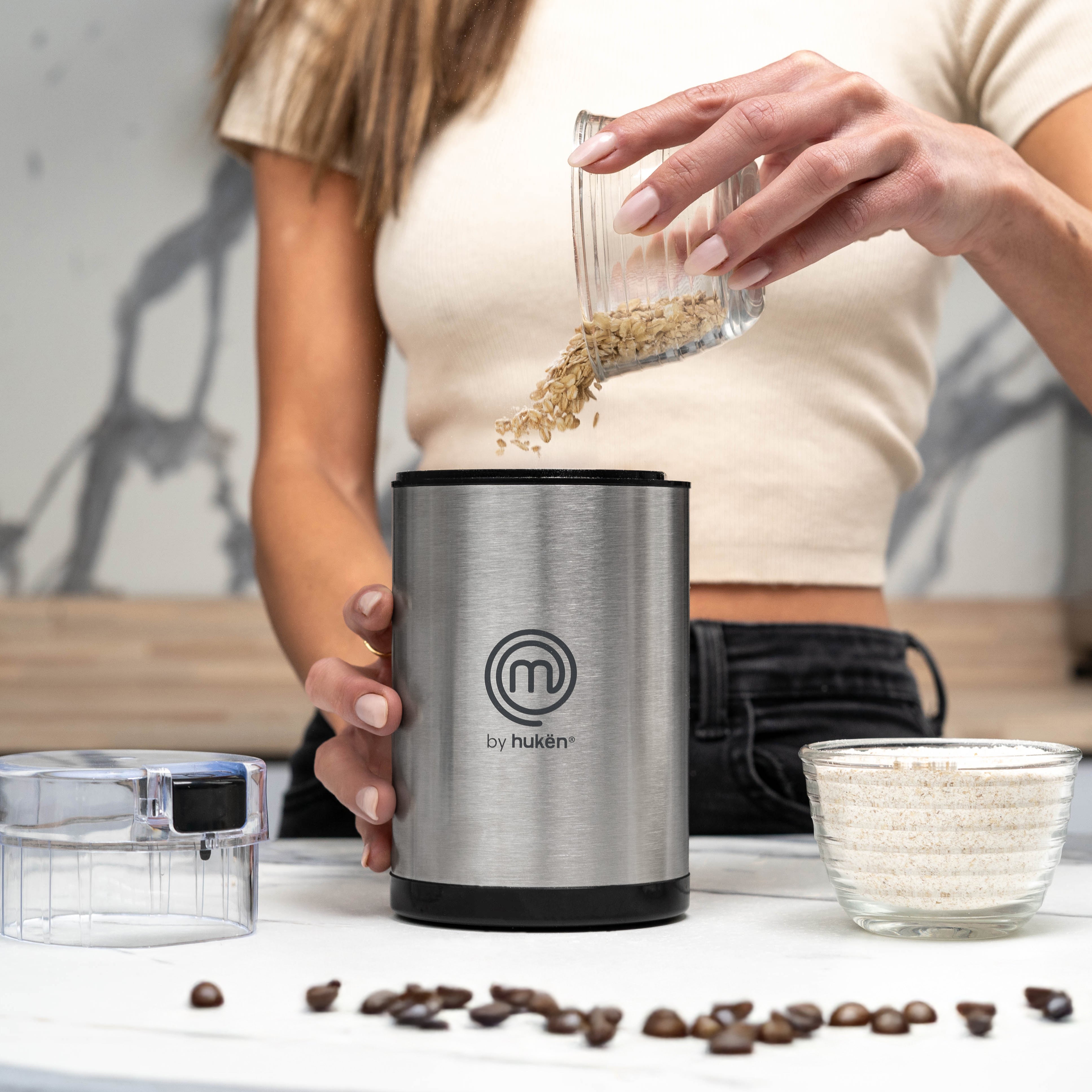Molino de Café Eléctrico | 70 Gr. | 150W | Acero