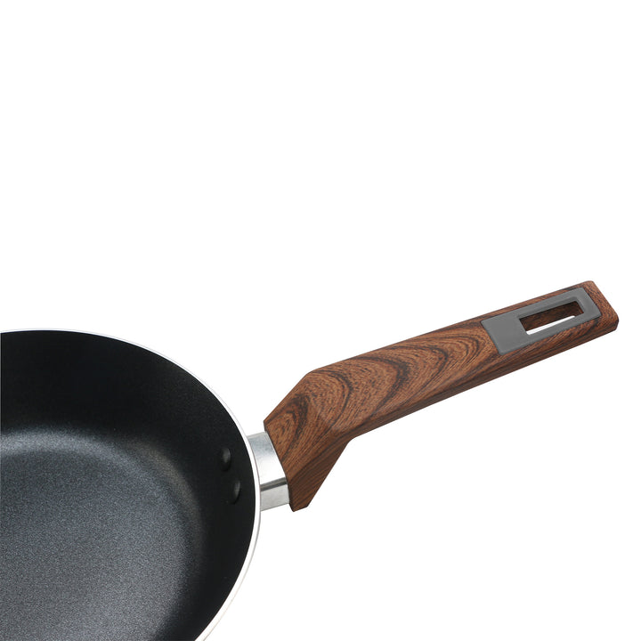 Hukën Masterchef | Wood Pro Frying Pan Set | Forged Aluminum | Fast and Even Heating