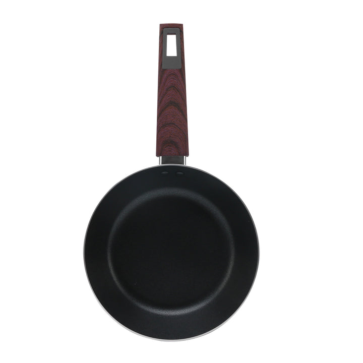 Hukën Masterchef | Wood Pro Frying Pan Set | Forged Aluminum | Fast and Even Heating