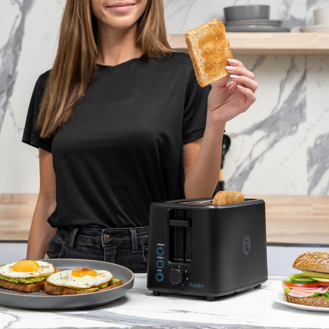 Tostador de Pan | Negro | Ranura XG | 2 Rebanadas