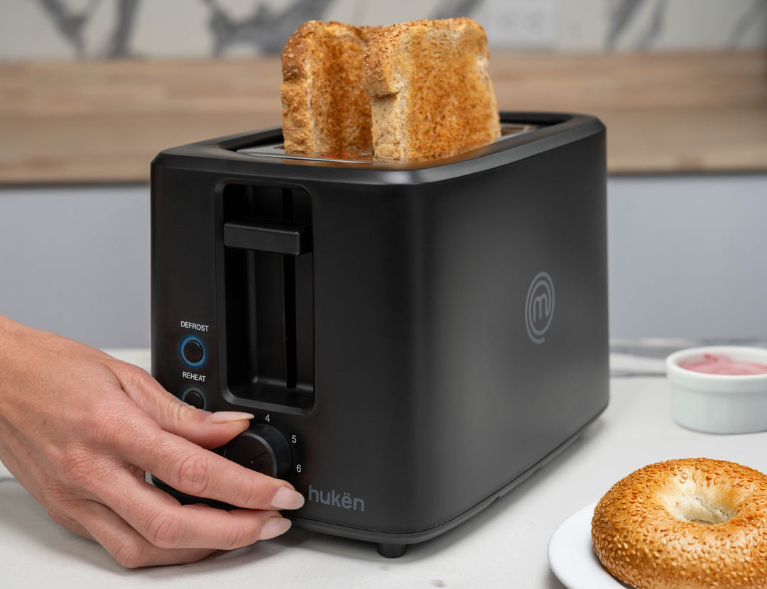 Tostador de Pan | Negro | Ranura XG | 2 Rebanadas