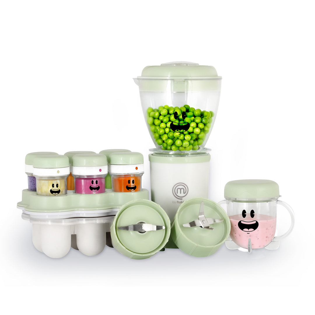 Set de Licuadora Nutri-Baby | 2 Aspas para Papillas y Cereales | Vasos de 450ml y 170 ml
