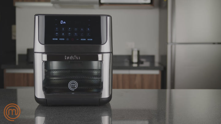 Air Fryer | Multifunctional | 12 Liters | Dehydrator | Roaster | Convection Oven | Touch | Black | MasterChef®