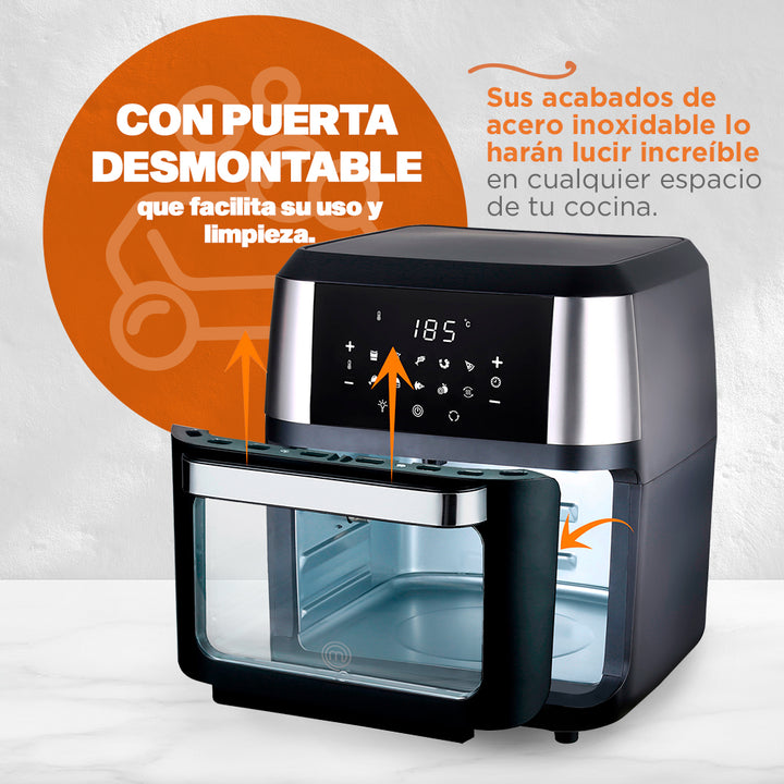 MasterChef® | Multifunctional Air Fryer | 12 Liters | Stainless Steel